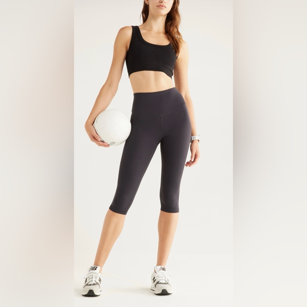 Zella Studio Luxe High Waist Capri Leggings Size XS
